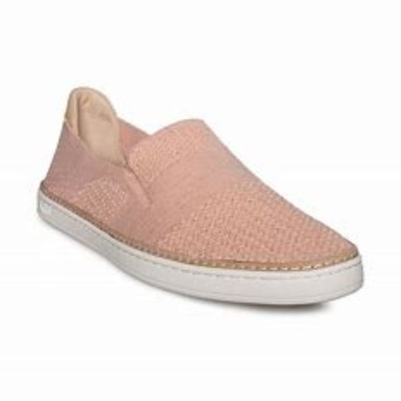UGG $120 1096249 Sammy Metallic Tropical Peach Slip On Sneakers SZ 10 NWOB ! - Picture 1 of 3